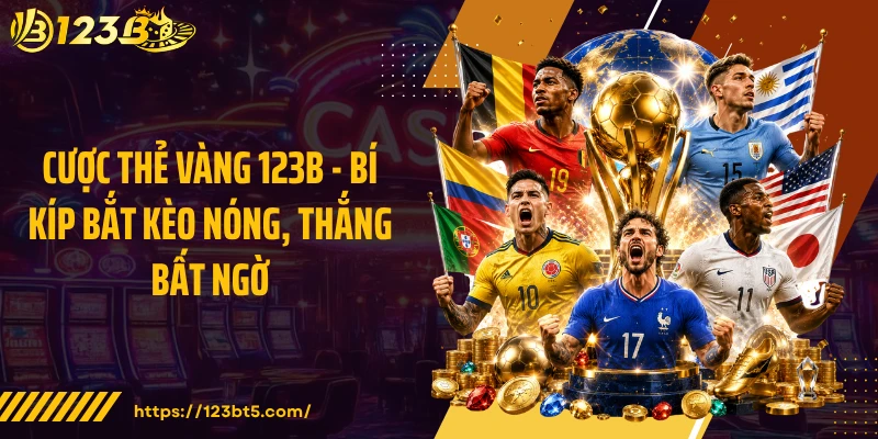 Cược Thẻ Vàng 123B - Bí Kíp Bắt Kèo Nóng, Thắng Bất Ngờ